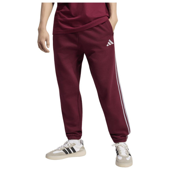 Adidas Ανδρικό παντελόνι φόρμας Essentials 3-Stripes Fleece Tapered-Cuffed Pants